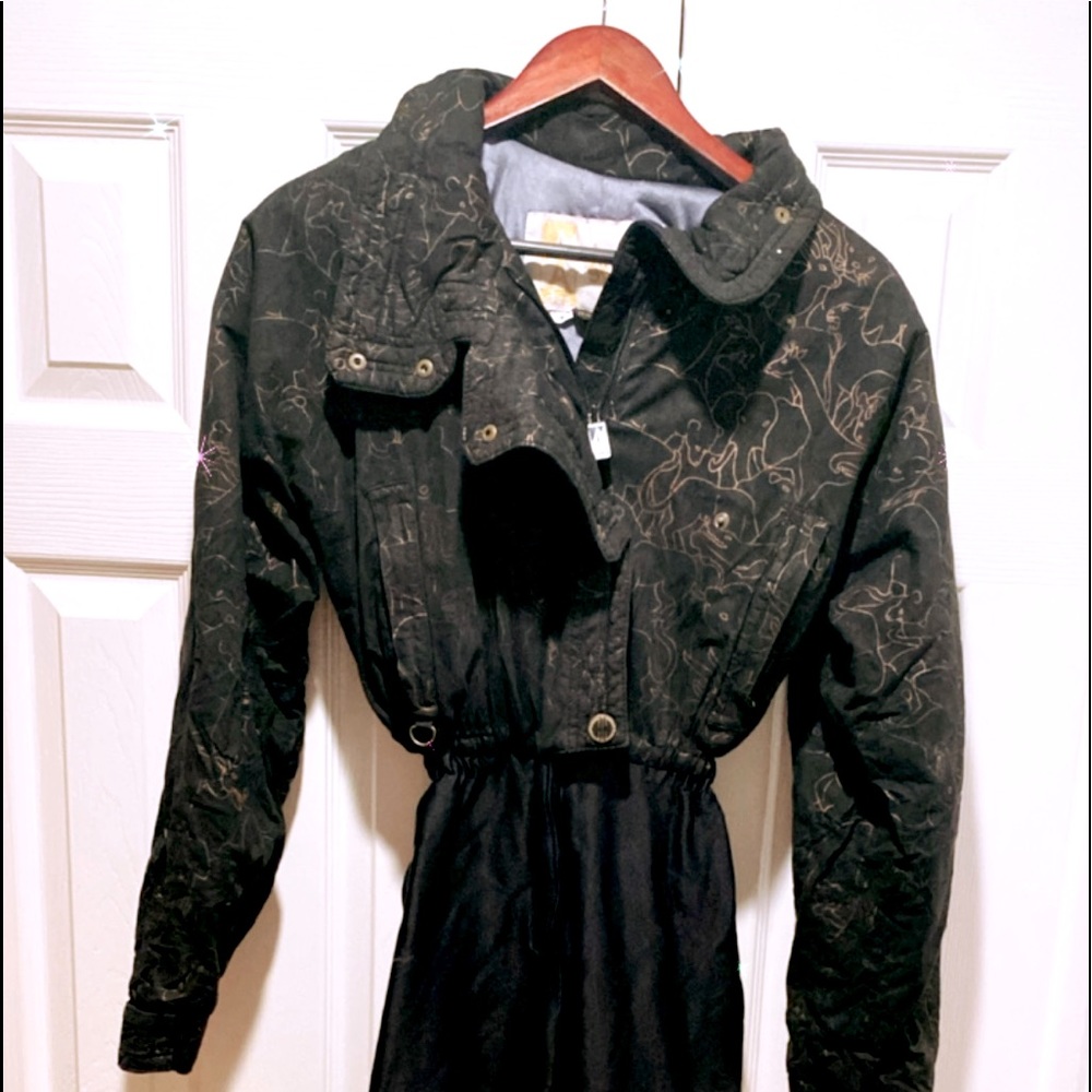 Vintage onesie ski suit snowsuit